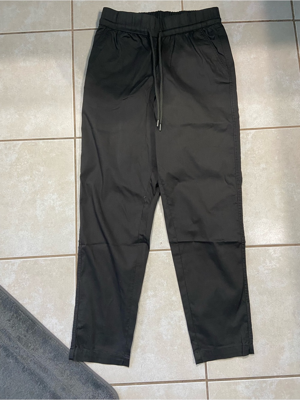 Pact Black Drawstring Casual Pants
